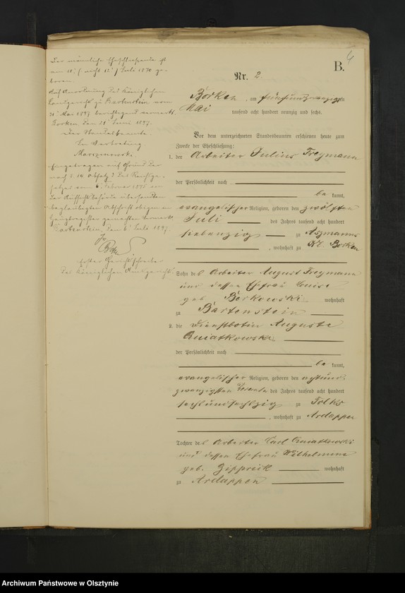 image.from.unit.number "Heiraths-Neben-Register Nr 1 - 11"