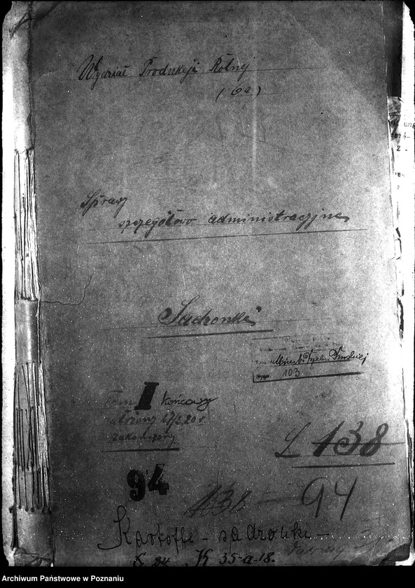 Obraz 4 z jednostki "Sprawy szczegółowo-administracyjne Sadzonki"