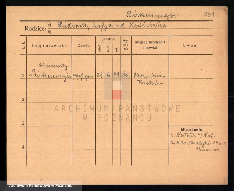 image.from.collection.number "Znani w zasobie Archiwum Państwowego w Poznaniu111"