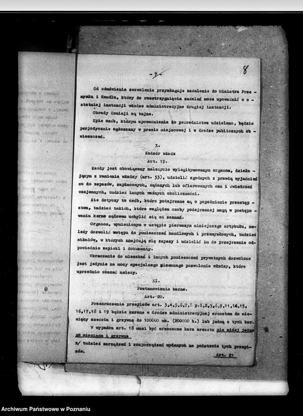 Obraz 12 z jednostki "Sprawy prawne ogólne okólniki i rozporządzenia ministerialne"