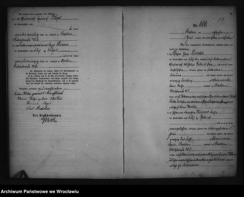 image.from.unit.number "Heiraths-Haupt-Register Breslau I 1877 Band 3"