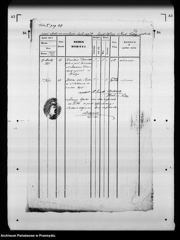 image.from.unit.number "[Kopie ksiąg metrykalnych parafii Tuczapy z filią Zbadyn (dekanat Jaworów)]"