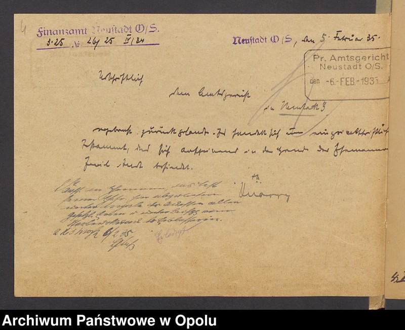 image.from.unit.number "Verfügung von Todes wegen des Maschinenbauers Emil Aust und seiner Ehefrau Marta geb[orene] Steiner in Neustadt"