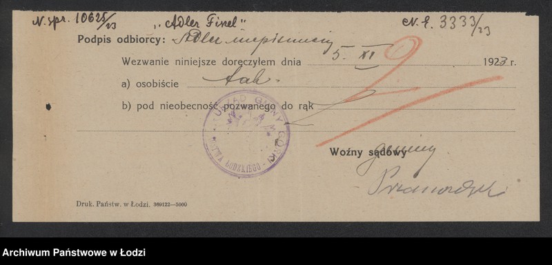 Obraz 4 z jednostki "Adler Fiszel- sprzedaż garderoby"