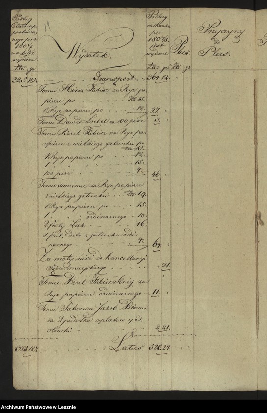 Obraz 13 z jednostki "[Rezygnacja większych wydatków przy kasie miejskiej w Lesznie]"