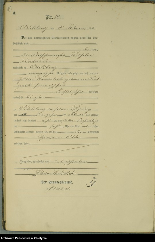 image.from.unit.number "Geburts-Haupt-Register Nr 1 - 106"