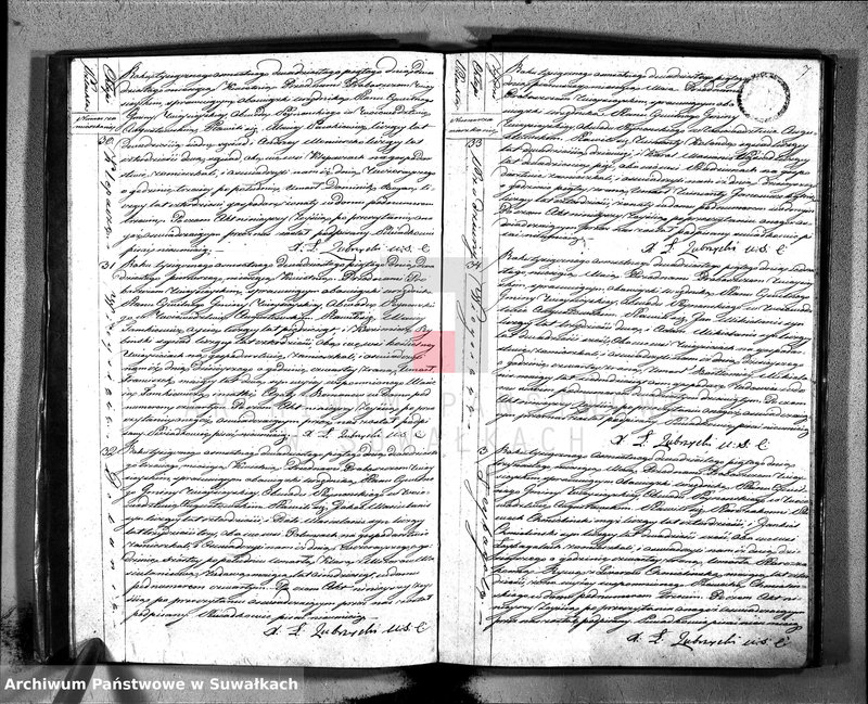 image.from.unit.number "Akta umarłych urzędnika stanu cywilnego gminy wieysieyskiey z 1825 roku"