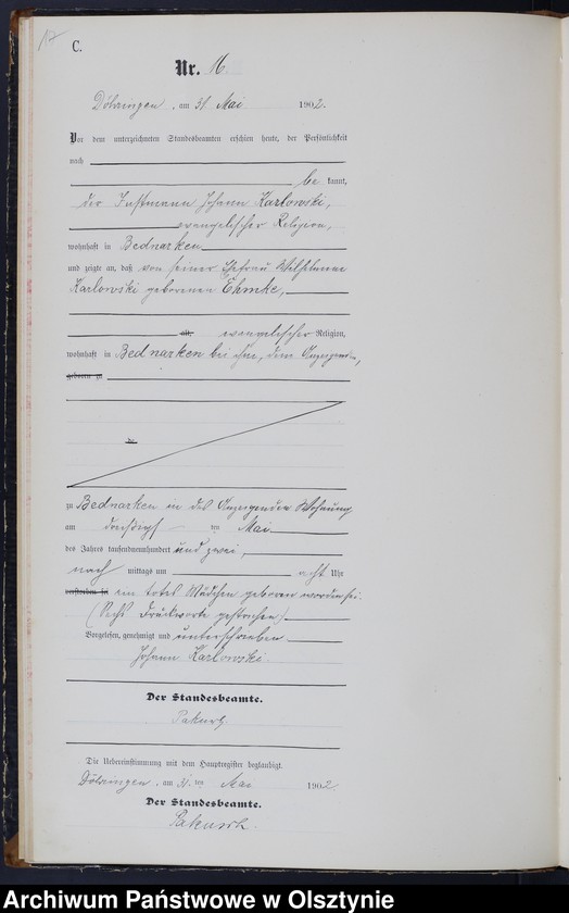 image.from.unit.number "Sterbe-Neben-Register Nr 1 - 46"