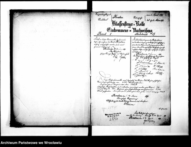 image.from.unit.number "Klassensteuerolle nebst Einkommens Nachweisung"