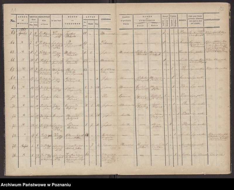 Obraz 8 z jednostki "Księga zgonów"