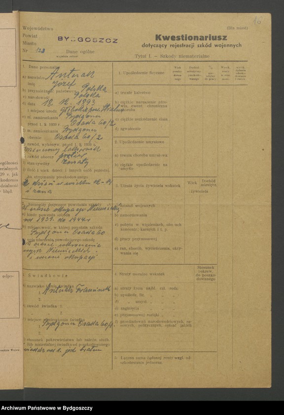 image.from.unit.number "Kwestionariusz dotyczący rejestracji szkód wojennych, nr 121-180"