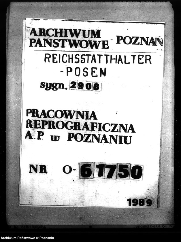 Obraz 1 z jednostki "Unterbringung der Staatlichen Polizeiverwaltung in Leslau (Włocławek)"