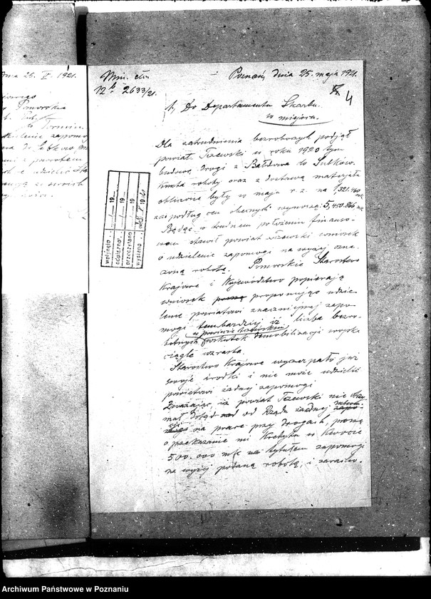 Obraz 8 z jednostki "{Subwencja i kredyty na budowę dróg w powiecie Tczew]"