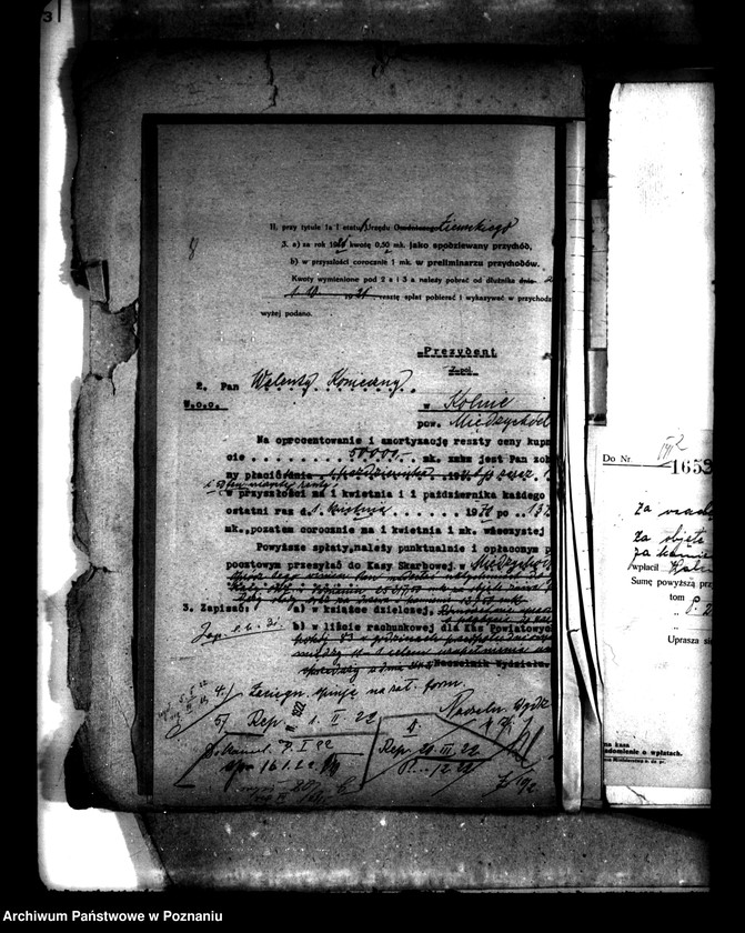 Obraz 13 z jednostki "Osada nr 16 w Kolnie powiatu międzychodzkiego Walenty Konieczny /osada parcelacyjna"