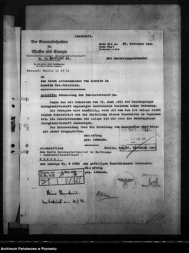 Obraz 7 z jednostki "Gaswerk - Rakwitz (Rakoniewice) Kreis Wollstein"