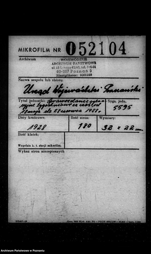Obraz 2 z jednostki "Sprawozdania sytuacyjne tygodniowe za czas od 18 maja do 28 czerwca 1928 r."