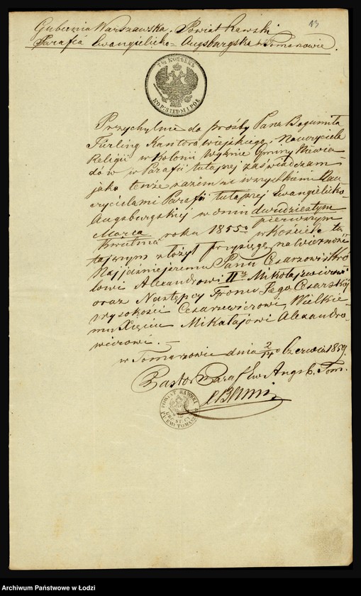 Obraz 15 z jednostki "O službe učitelja Gotliba Tirlinga"