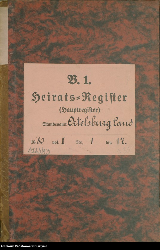 image.from.unit.number "Heiraths-Haupt-Register Nr 1 - 17"