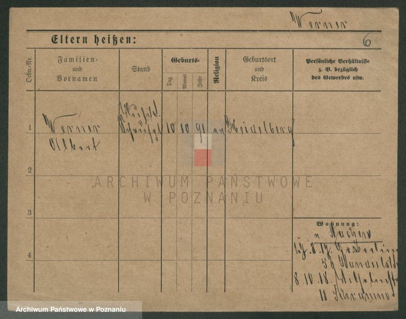 Obraz 15 z jednostki "Werner (samotni mężczyźni i kobiety) - Wersdörfer"