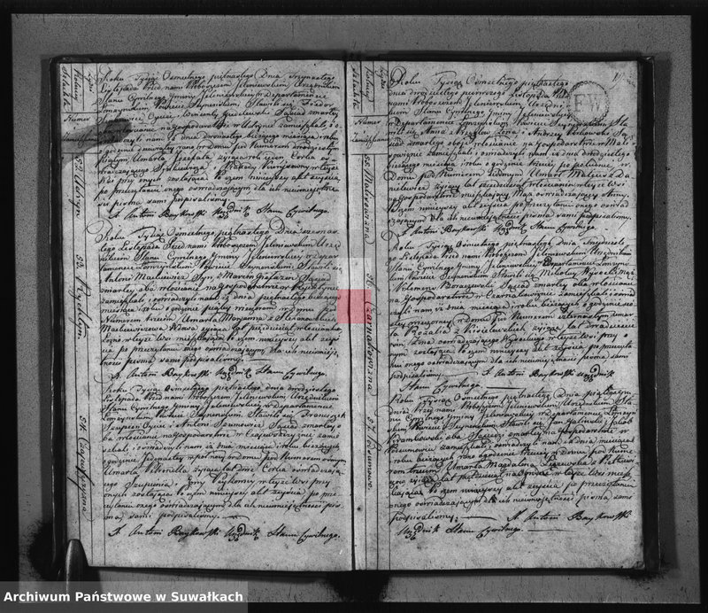 image.from.unit.number "Akta Urzędnika Stanu Cywilnego Gminy Jeleniewskiey Umarłych od Dnia 1-o Stycznia 1815. do ostatniego Grudnia tegoż Roku."