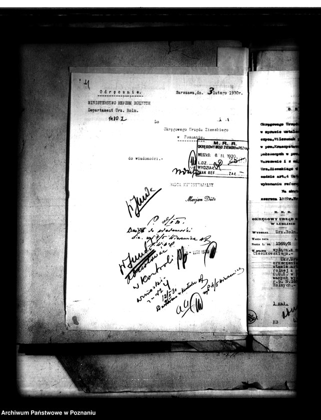 Obraz 8 z jednostki "Majątek Wierzenica powiatu poznańskiego wyłączenie z art. 4 i 5 ustawy o reformie rolnej August Cieszkowski"