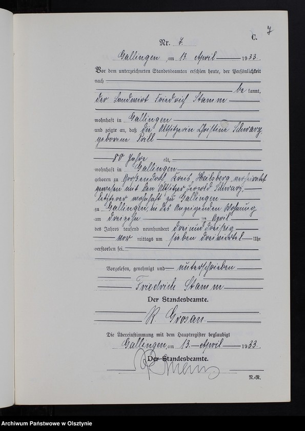 image.from.unit.number "Sterbe-Neben-Register Nr 1 - 22 [ Księga zgonów - wtóropis ]"