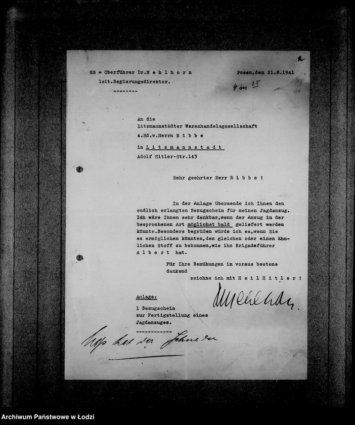 Obraz 6 z jednostki "[Korespondencja, rachunki i zamówienia instytucji i firm]"