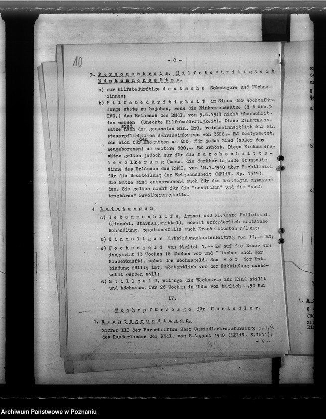 Obraz 14 z jednostki "Gesundheitspflege für werdende Mutter. Musterung der Wehrpflichtigen. Fliegenbekämpfung - Gesundheitliche Betreuung der Zivilbevölkerung"