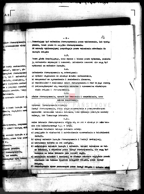 Obraz 20 z jednostki "/Stowarzyszenie Restauratorów i pokrewnych zawodów miasta stołecznego Poznania//"