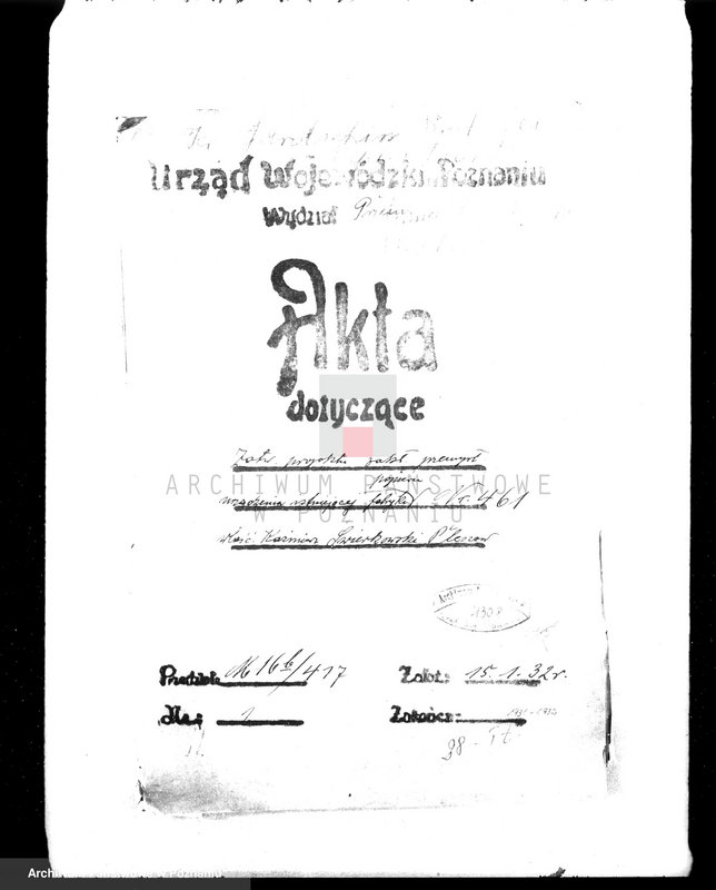 Obraz 4 z jednostki "Zatwierdzenie projektu urządzenia istniejącej fabryki papieru własność K. Świerkowski w Pleszewie"