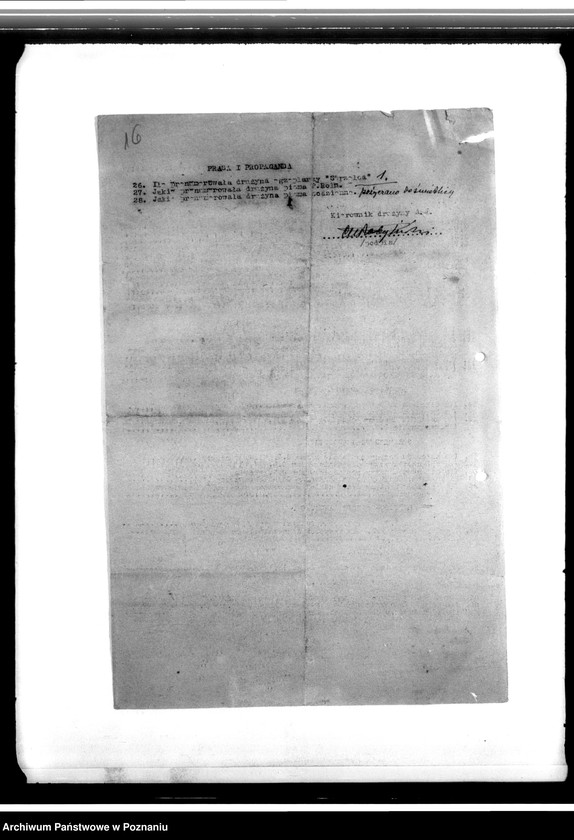 Obraz 20 z jednostki "Korespondencja Związku Strzeleckiego, sprawozdania, kwestionariusze ewidencyjne, rozkazy Komendy Powiatowej Związku Strzeleckiego w Koninie i podległych jej oddziałów"