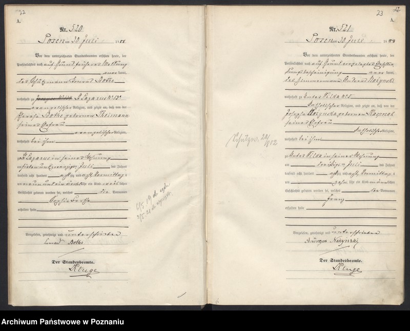 Obraz 15 z jednostki "Księga urodzeń t. II"