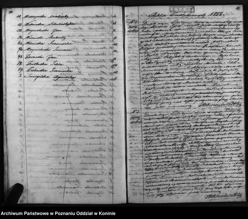 Obraz 18 z jednostki "Dowody urodzonych, zaślubionych i zmarłych"