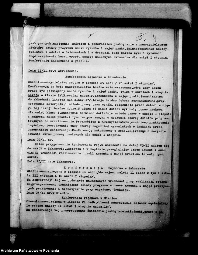 Obraz 7 z jednostki "[Sprawozdania z kursów wyrobu pomocy naukowych na terenie okręgu poznańskiego]"