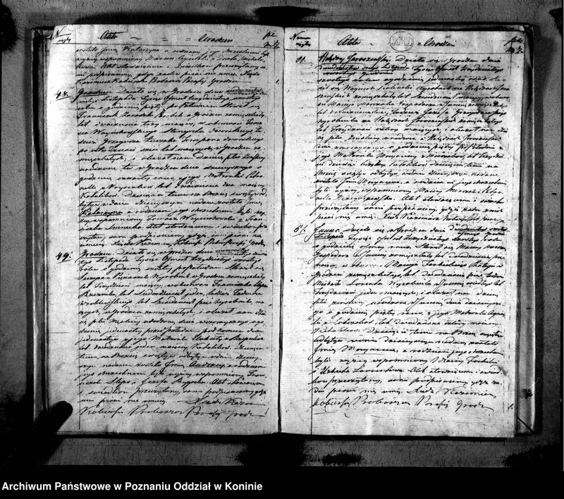 Obraz 13 z jednostki "Księga urodzeń, małżeństw i zgonu"