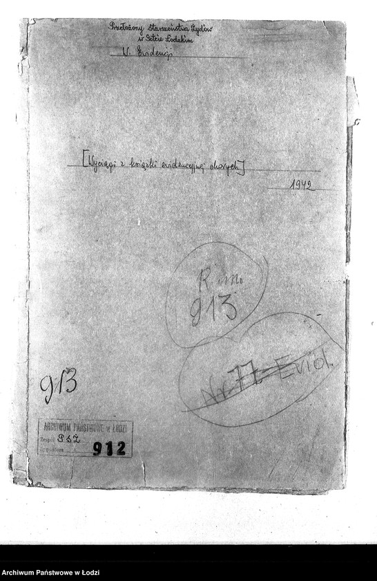 Obraz 3 z jednostki "[Wyciągi z książki ewidencyjnej chorych]"