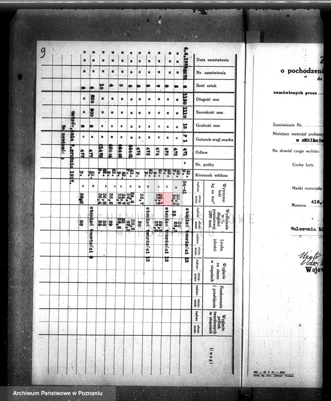 Obraz 13 z jednostki "Majętność Bronów, pow .krotoszyński, własność Classen nr woj. kotła 6065"
