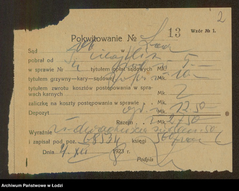 Obraz 4 z jednostki "Icek Majtlis – sprzedaż dodatków szewskich"