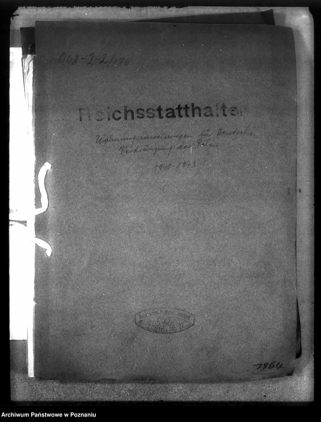 Obraz 4 z jednostki "Wohnungszuweisungen für Deutsche. Verdrängung der Polen."