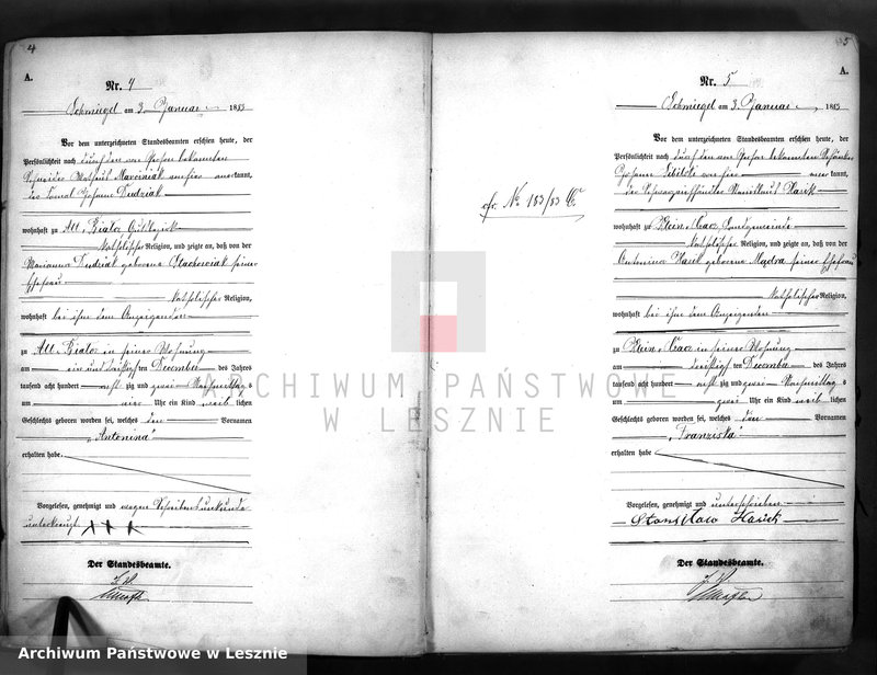 Obraz 5 z jednostki "[Księga urodzeń]"