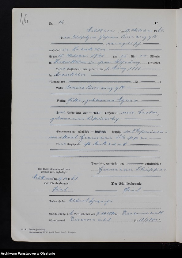 image.from.unit.number "Sterbe-Zweitbuch Nr 1 - 23"