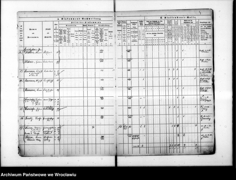 image.from.unit.number "Klassensteuerrolle nebst Eikommens - Nachweisung"