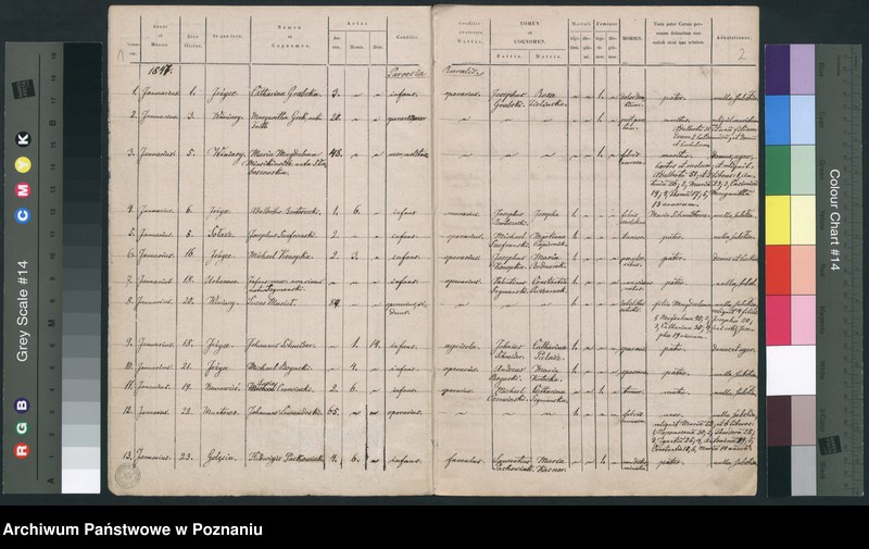 Obraz 3 z jednostki "Księga zgonów"