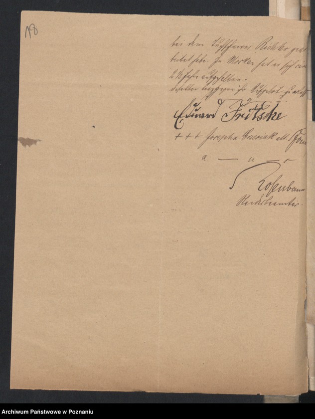 Obraz 20 z jednostki "Acta betreffend die Schrieftstücke nur §§ 28 bis 38,43,45 bis 50,55,65 und 66 der Reichsgesetz vom 6 Januar 1875 zum Heiraths -Register"