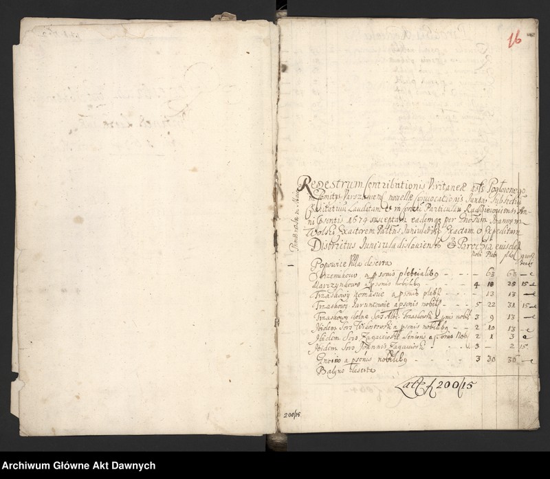 image.from.unit.number "Rejestry pogłównego generalnego z różnych województw."