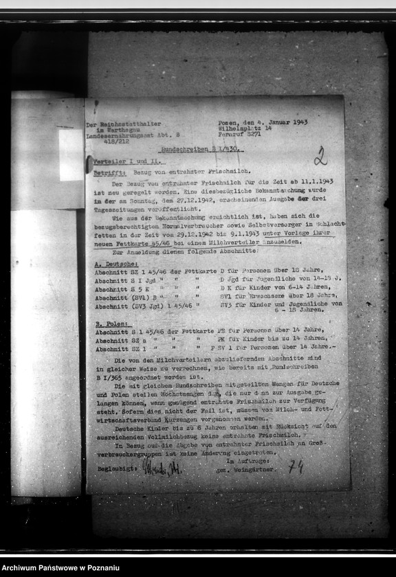 Obraz 6 z jednostki "Lebensmittel- Versorgung"