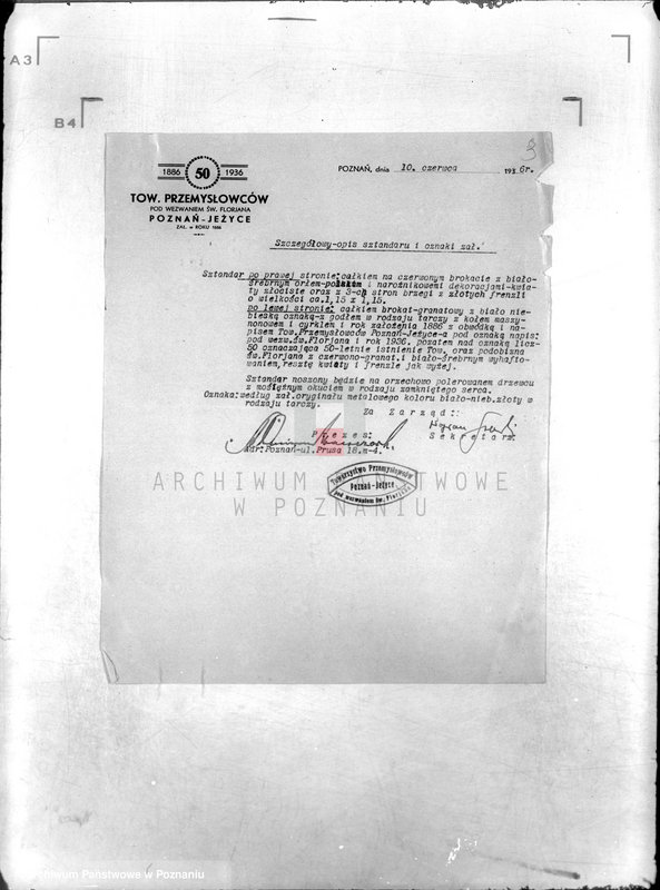 Obraz 7 z jednostki "/Towarzystwo Przemysłowców pod wezwaniem św. Floriana w Poznaniu /"