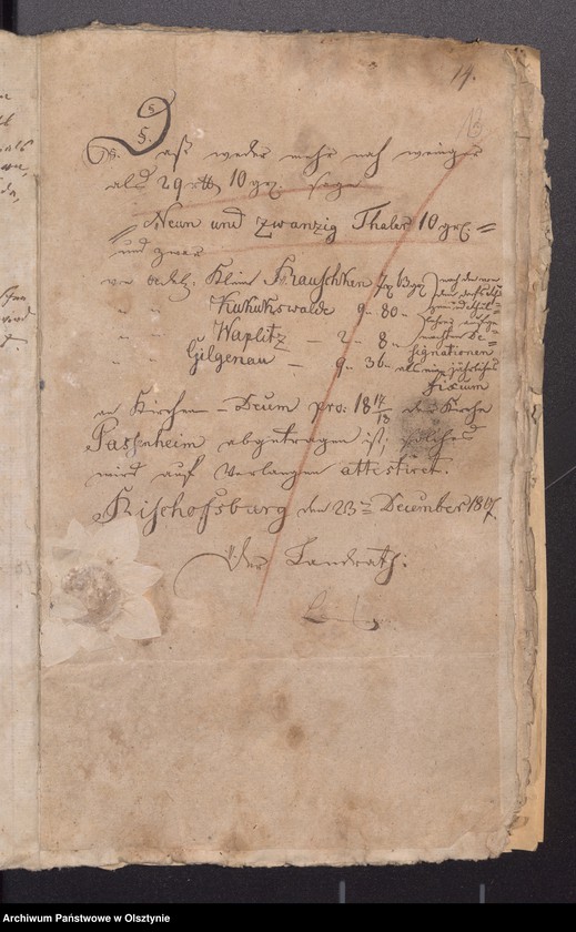 image.from.unit.number "Beläge zur Einnahme und Ausgabe der Stadt Kirchen Rechnung"