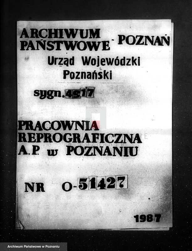 Obraz 1 z jednostki "Zatwierdzenie zakładu przemysłowego /wytwórni guzików/ St. Nowickiej w Poznaniu"