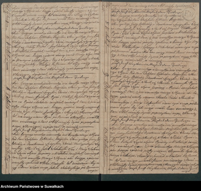 Obraz 4 z jednostki "Akta Zeyscia Gminy Kaletnickiey, od 1-go dnia Stycznia Roku 1817 do ostatniego Grudnia tegoż Roku"